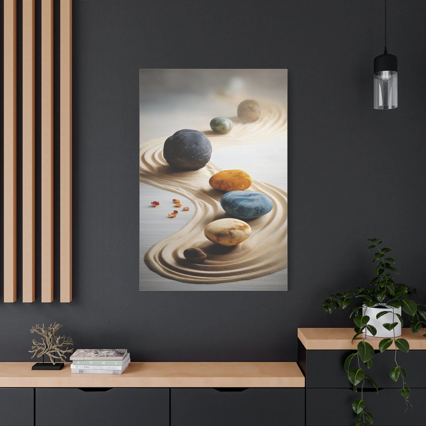 Tableau Karesansui Zen - Yin du Jardin — Art Virtuoso
