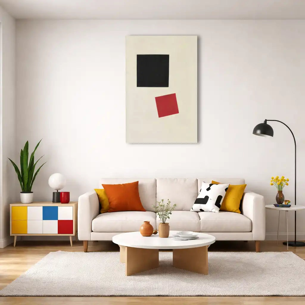 Kasimir Malewitsch – Schwarzes und rotes Quadrat – Suprematismus-Schock