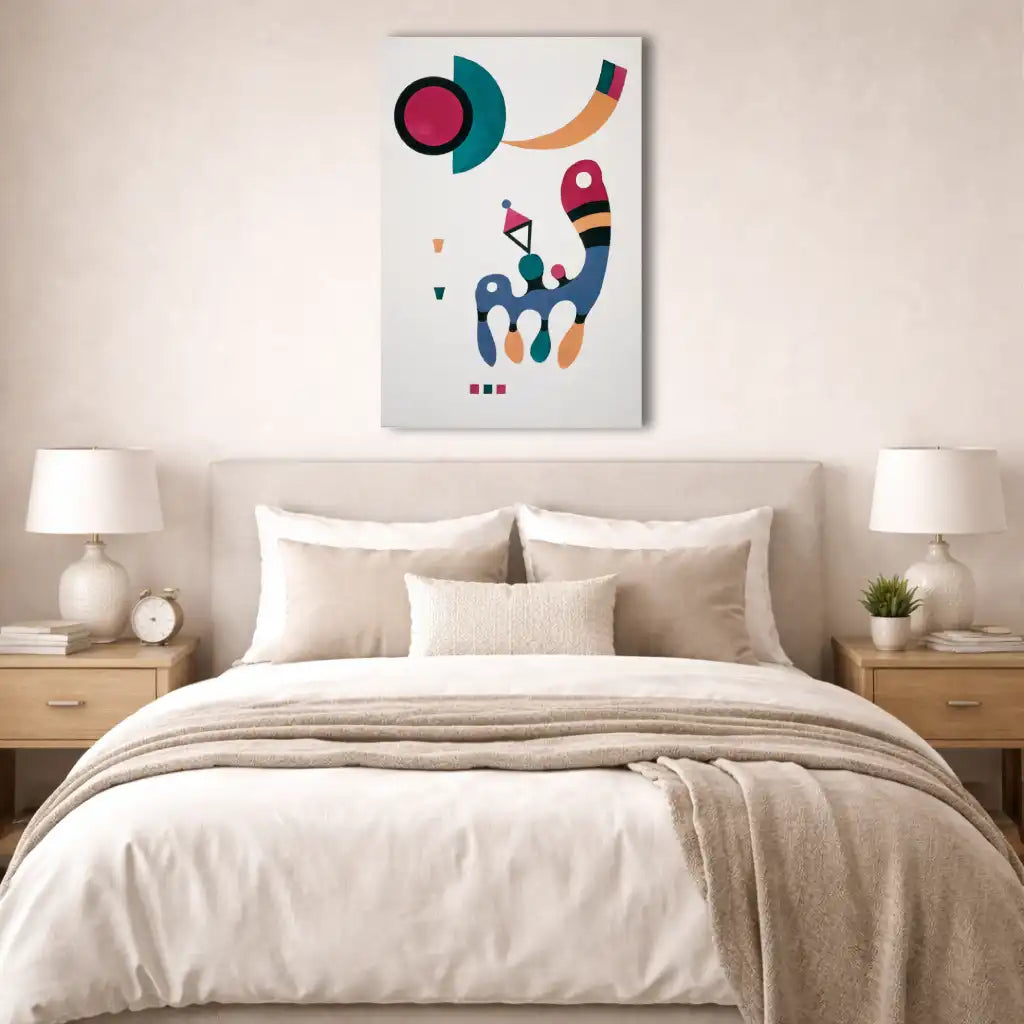 Vassily Kandinsky - Composition 1944 - Rythme Géométrique