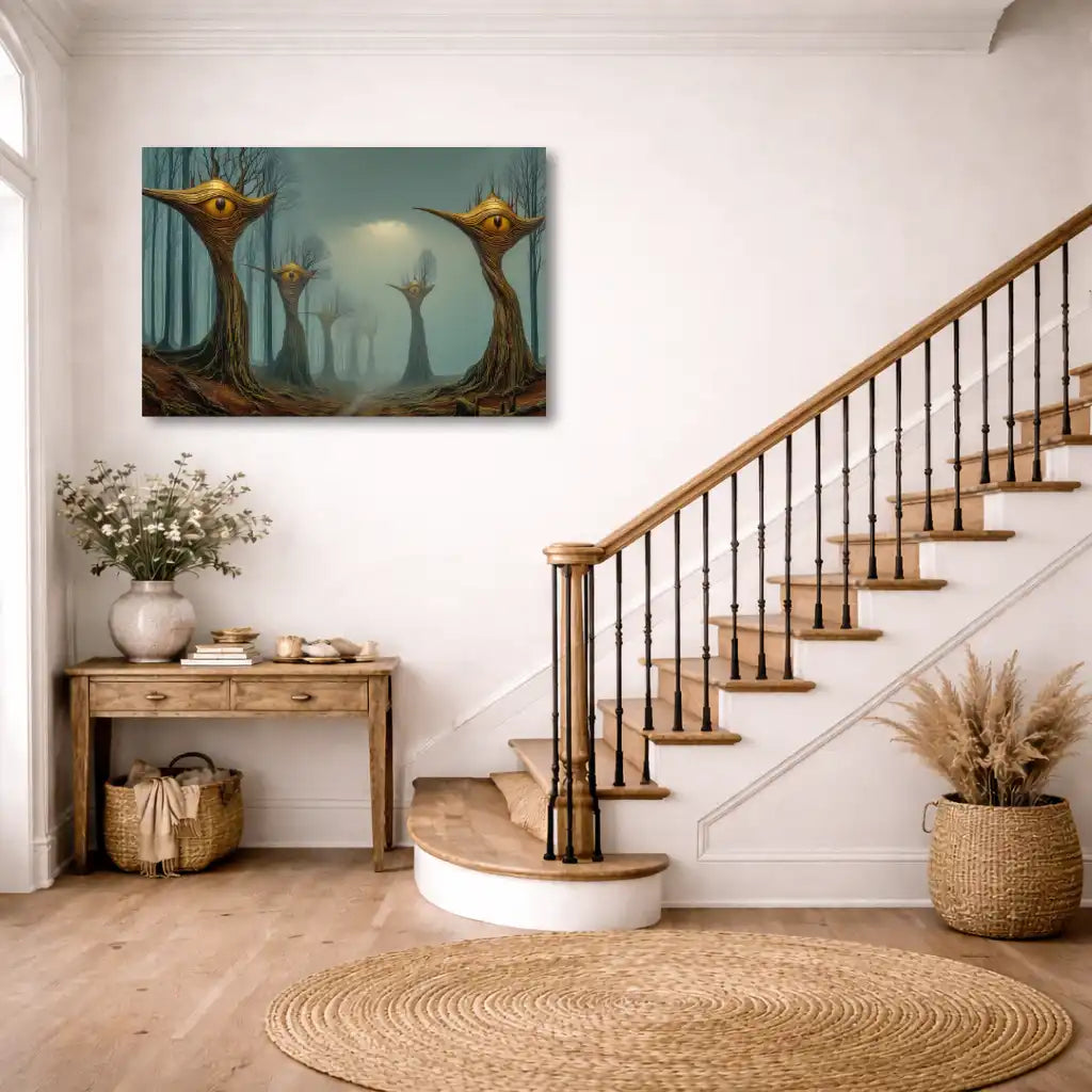 Surrealist Wall Art – The Eyes of the Forest