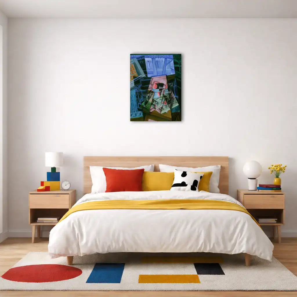 Juan Gris – Stillleben vor offenem Fenster – Wandbild