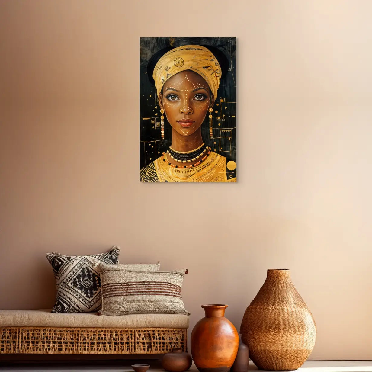 Peinture Africaine Traditionnelle - Yoruba Art Virtuoso