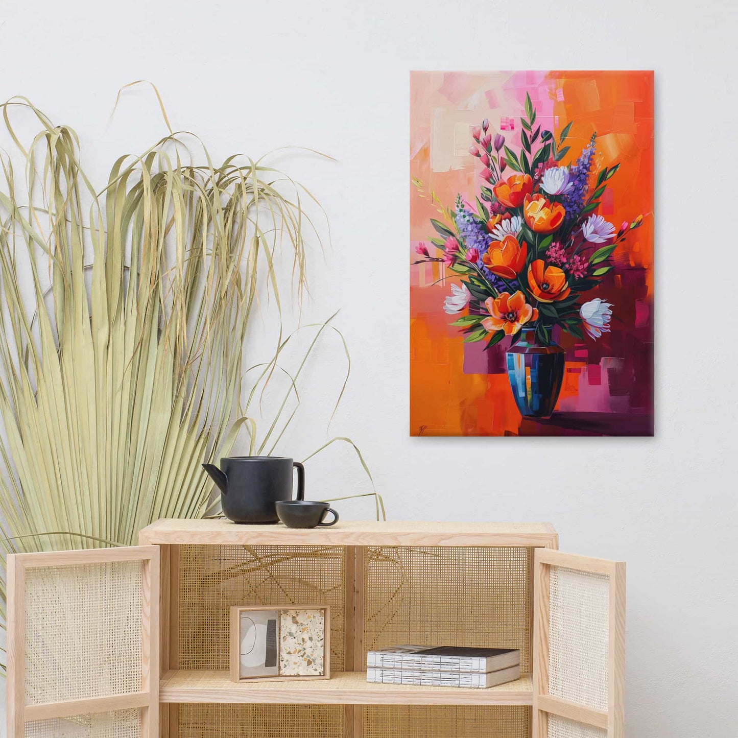 Peinture Bouquet de Fleurs Moderne Affiches, reproductions et œuvres graphiques Art Virtuoso