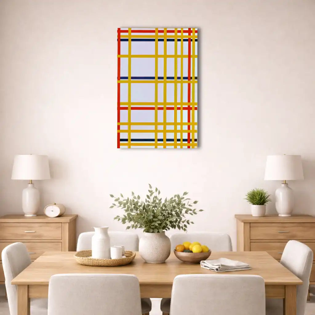 Piet Mondrian - New York City (version verticale)