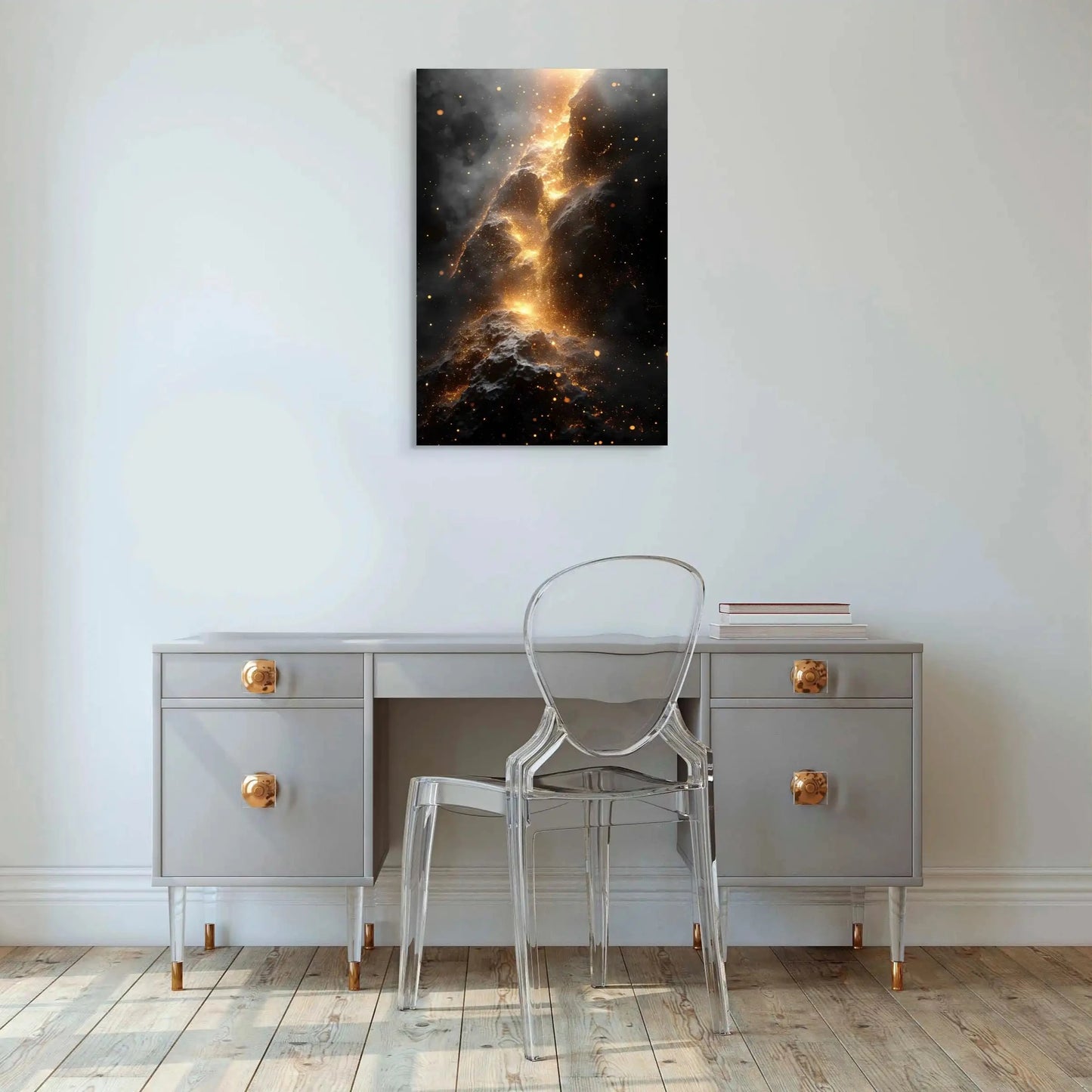 Tableau Déco Or - Nébuleux Affiches, reproductions et œuvres graphiques Art Virtuoso