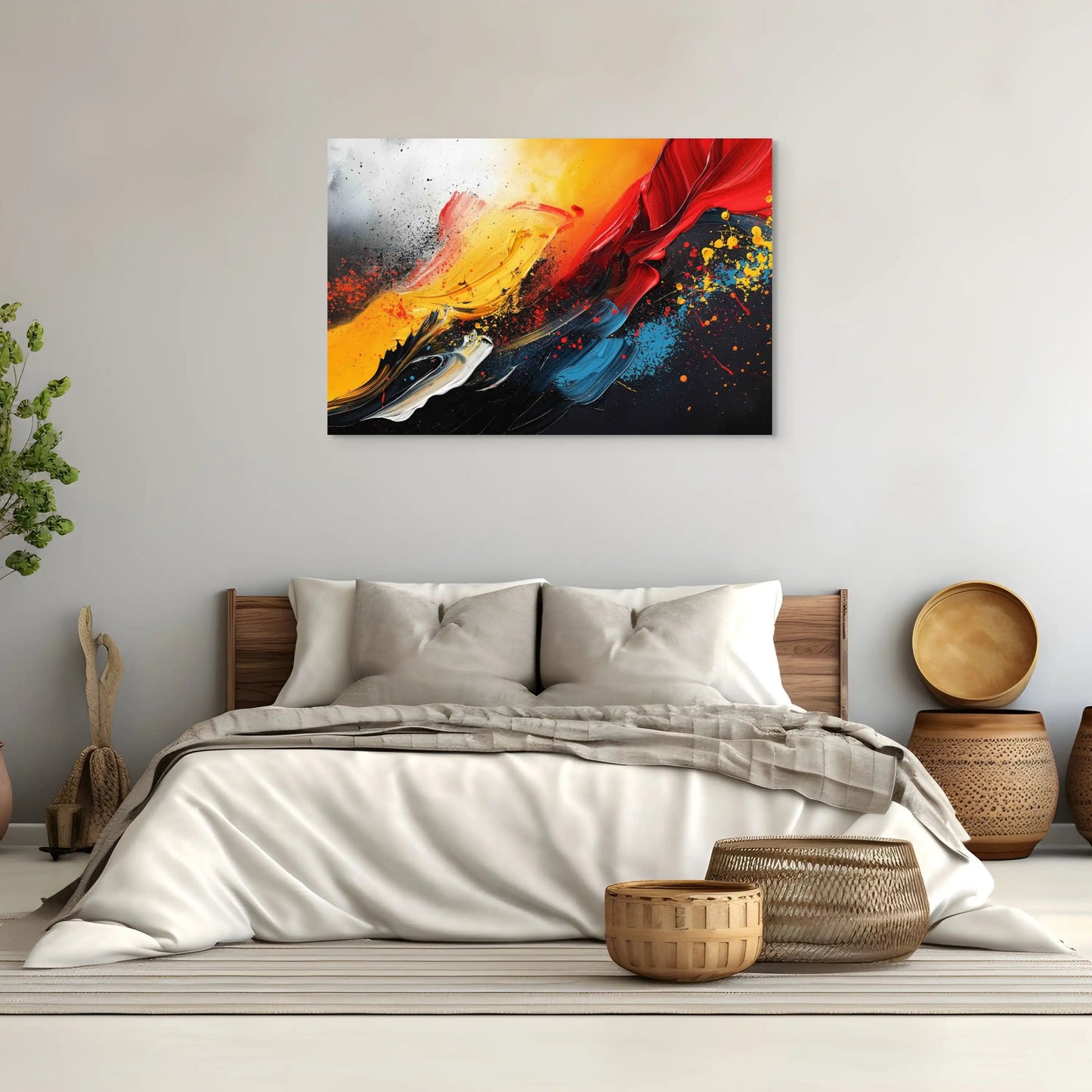 Tableau Design Coloré - Lumière et Ombre Affiches, reproductions et œuvres graphiques Art Virtuoso