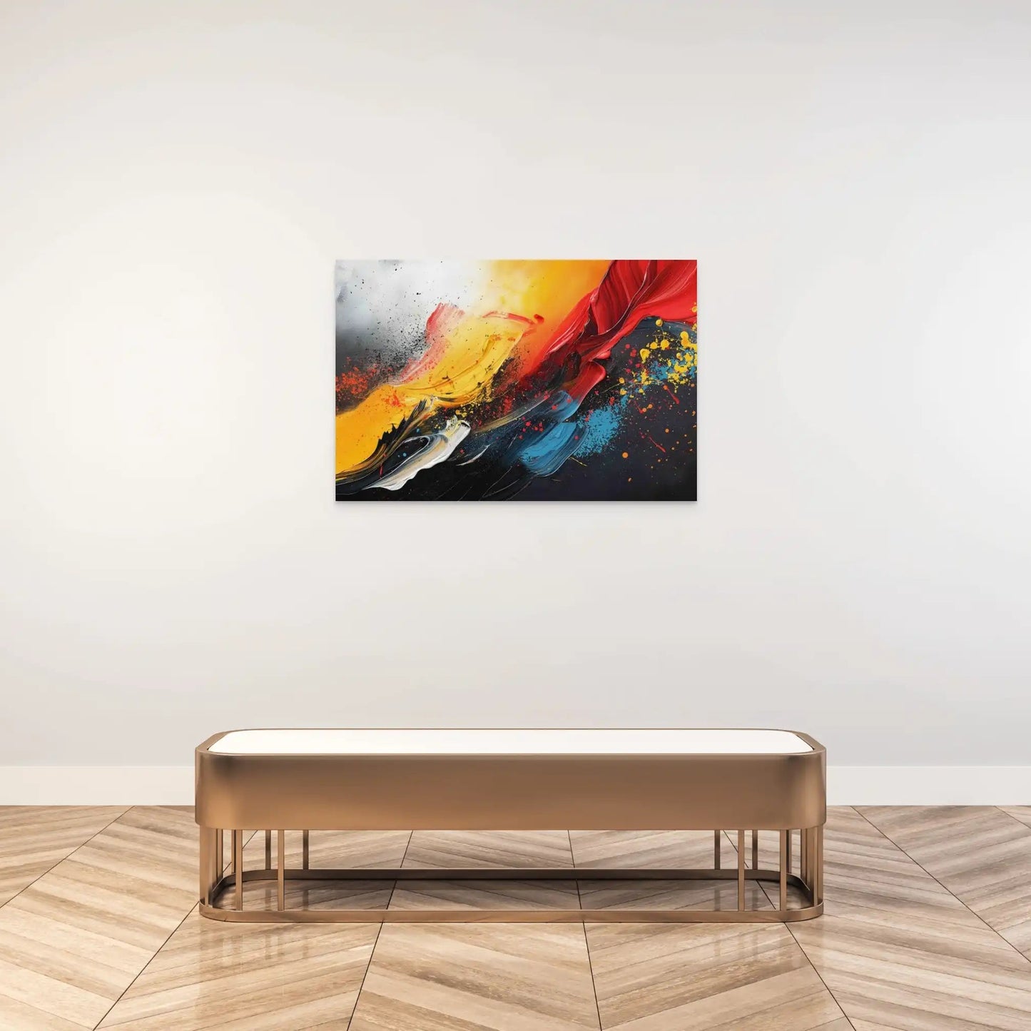Tableau Design Coloré - Lumière et Ombre Affiches, reproductions et œuvres graphiques Art Virtuoso