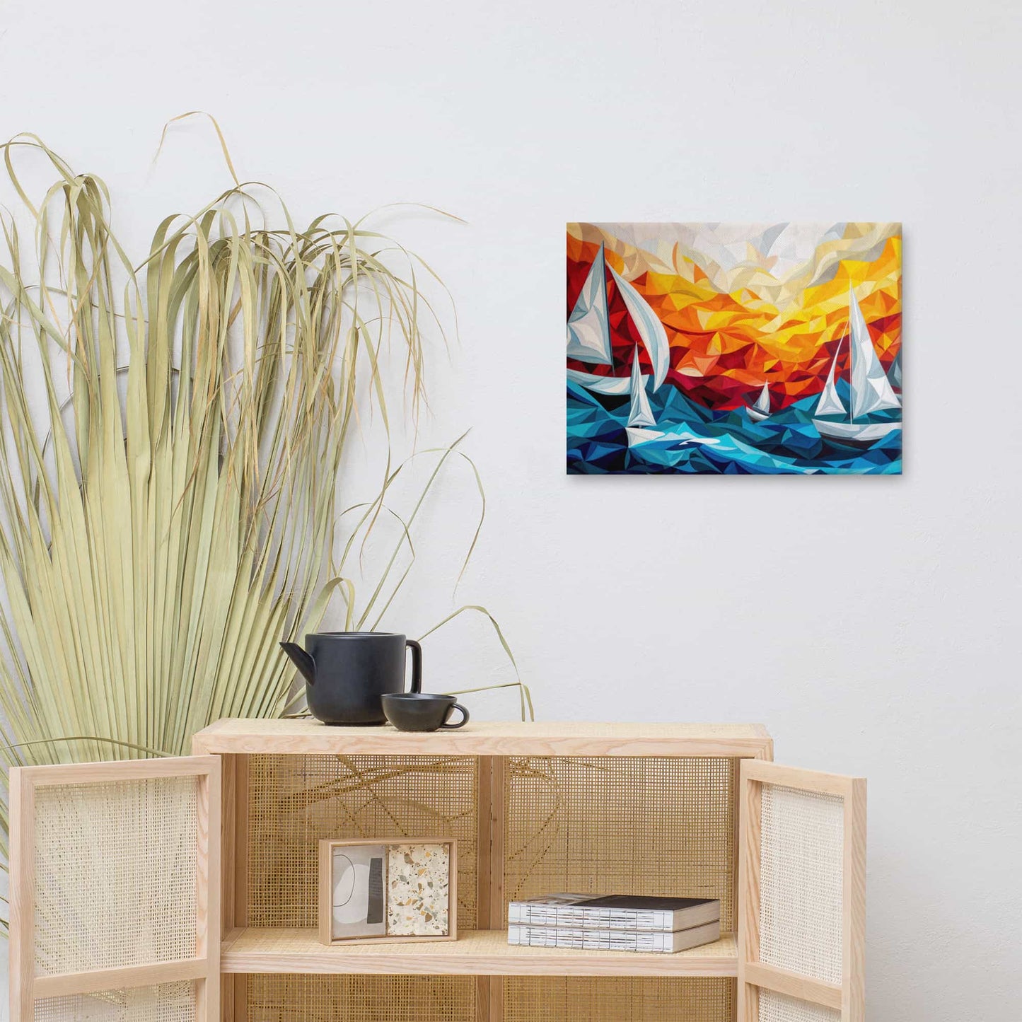 Tableau Peinture Bateaux - Mer Abstraite Affiches, reproductions et œuvres graphiques Art Virtuoso