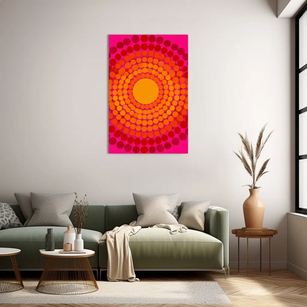 Tableau Pulsations 2 - Halo Ardent