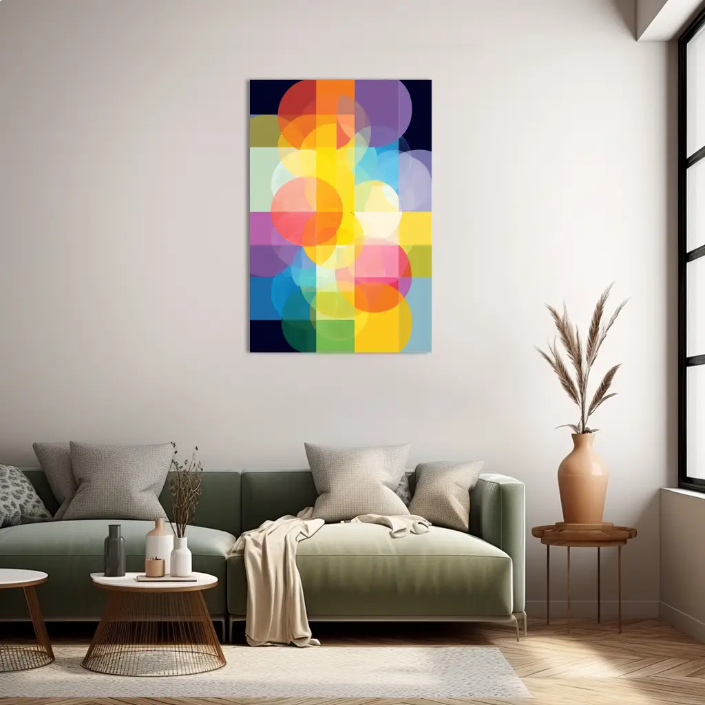 Tableau Spectres Concentriques 1 - Cascade Solaire