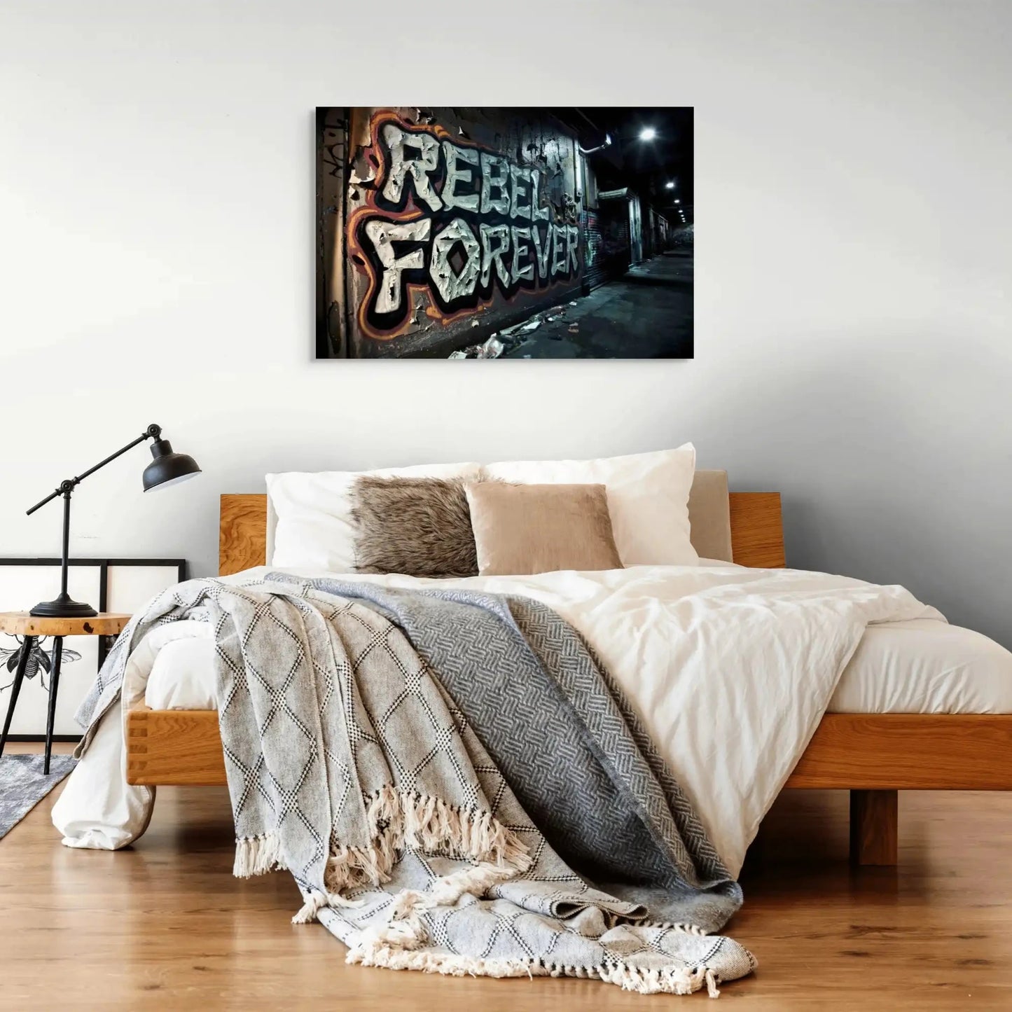 Toile Urban Art - Rebel Forever Affiches, reproductions et œuvres graphiques Art Virtuoso