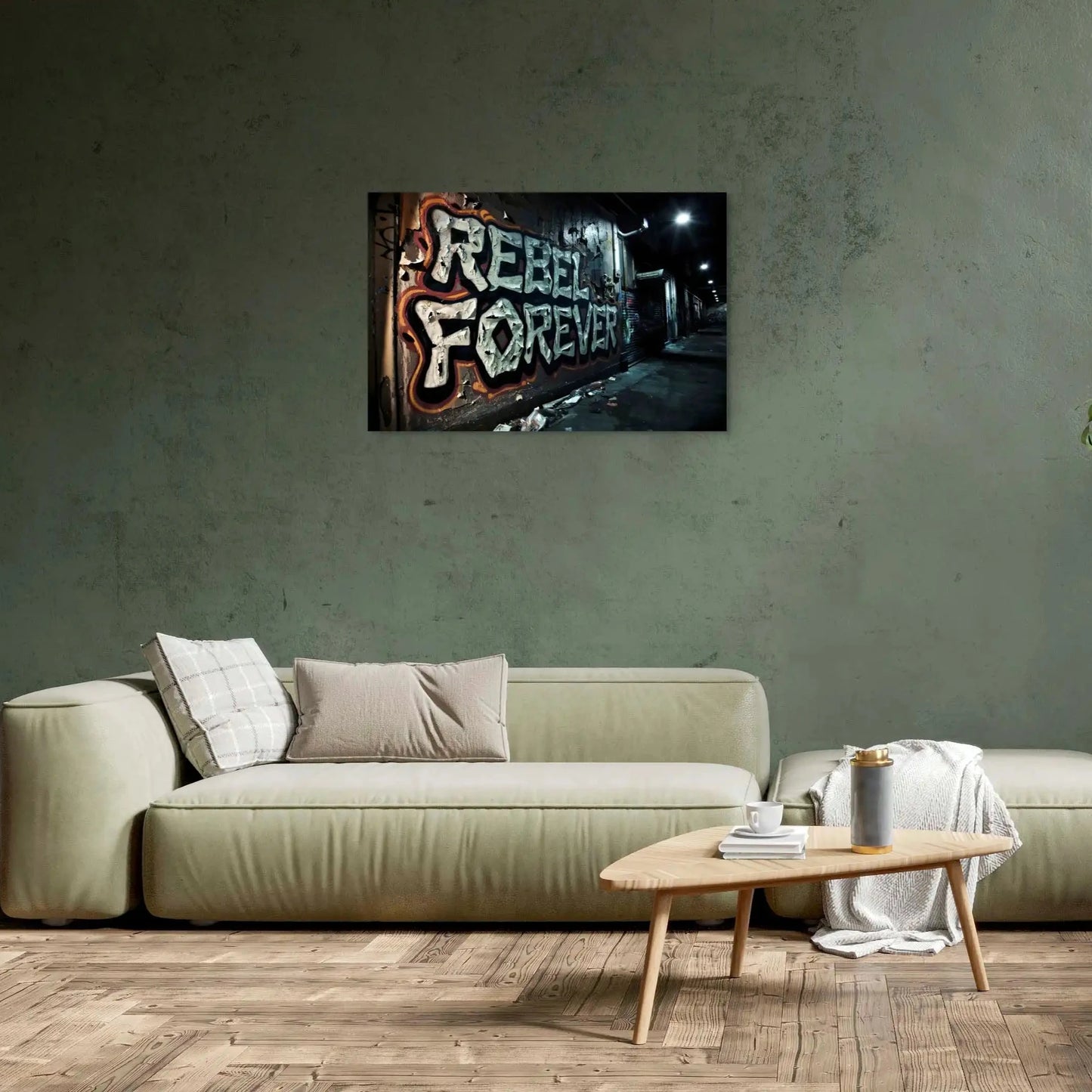 Toile Urban Art - Rebel Forever Affiches, reproductions et œuvres graphiques Art Virtuoso