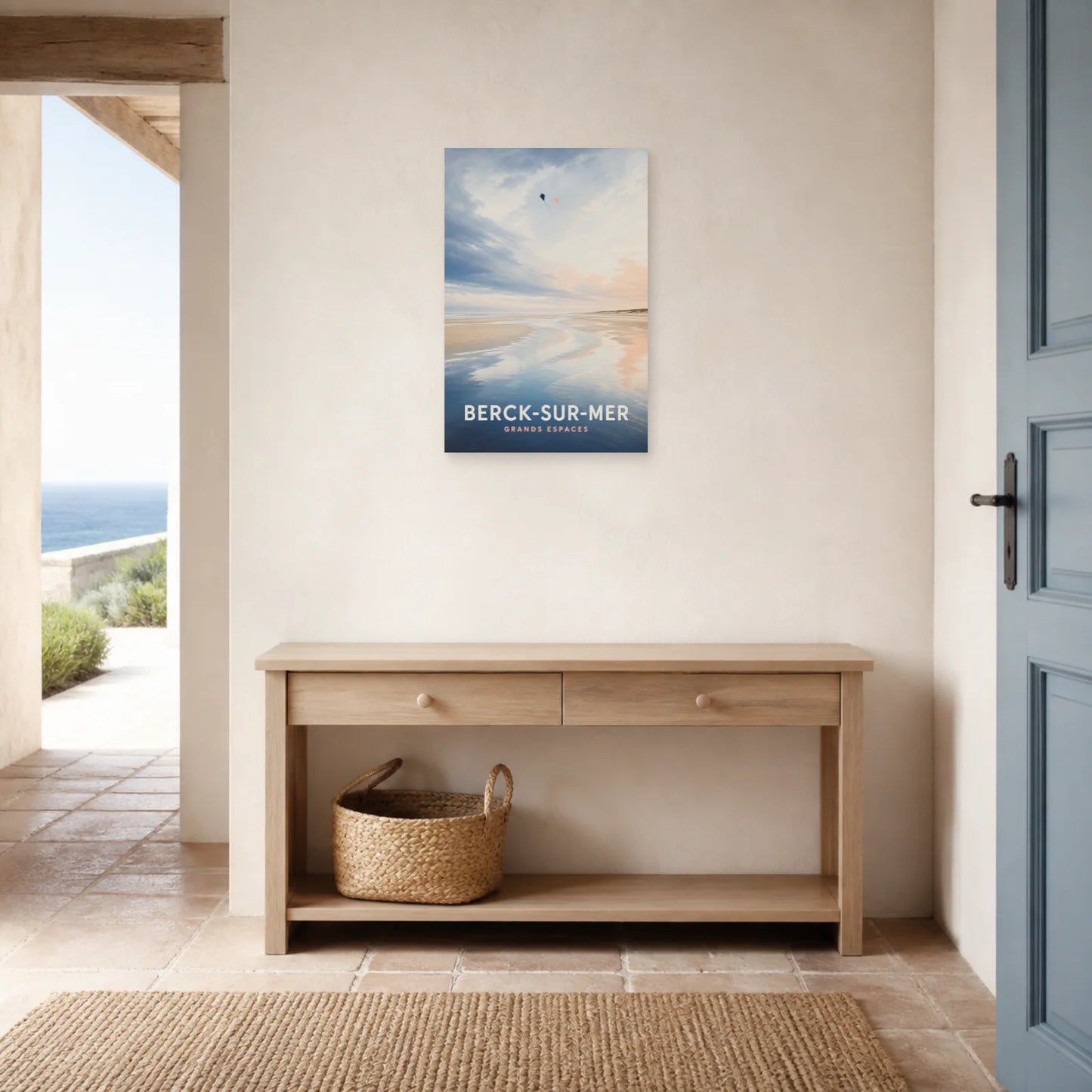 Affiche Berck-sur-Mer – Grands Espaces dans une entrée ou un couloir - Art Virtuoso