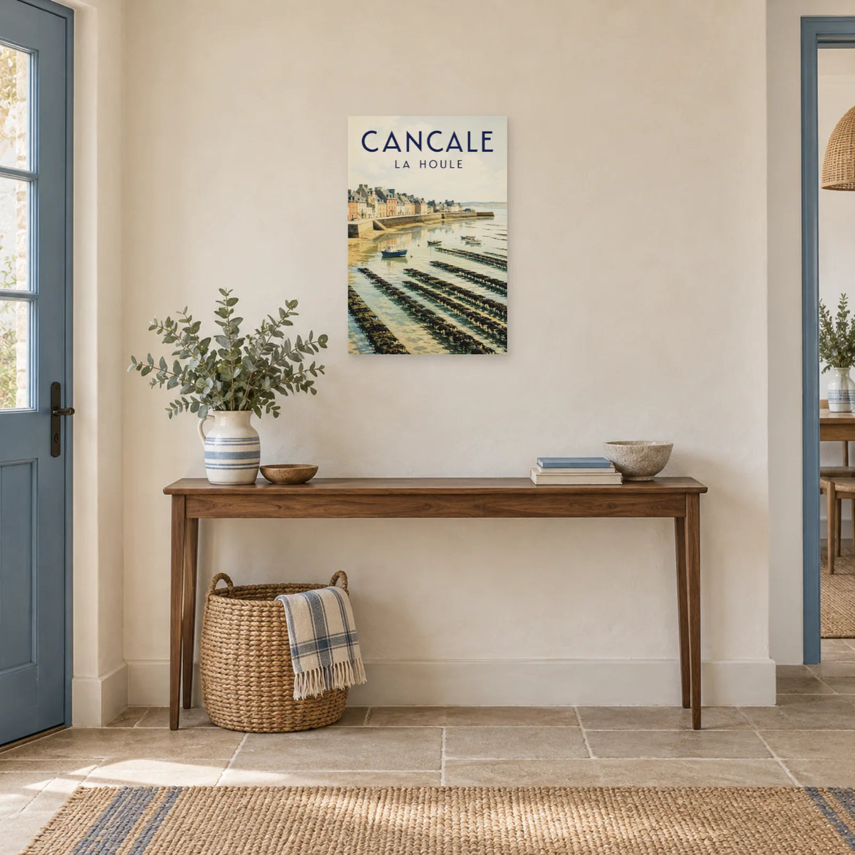 Affiche Cancale - Port de la Houle dans une entrée ou un couloir - Art Virtuoso