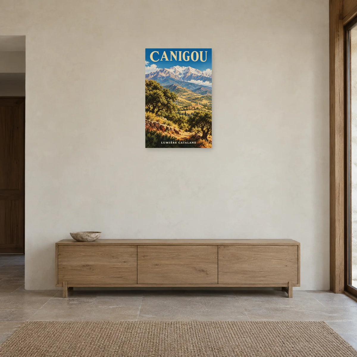 Affiche Canigou - Sommet catalan dans une entrée ou un couloir - Art Virtuoso