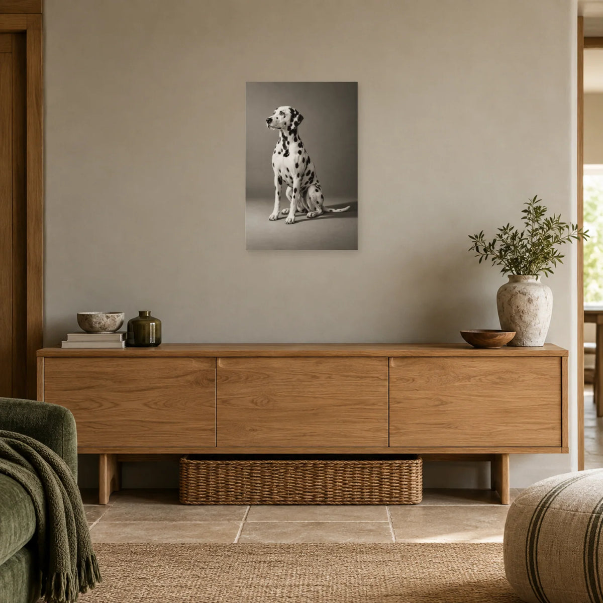 Affiche Dalmatien - Points d'équilibre dans une entrée ou un couloir - Art Virtuoso