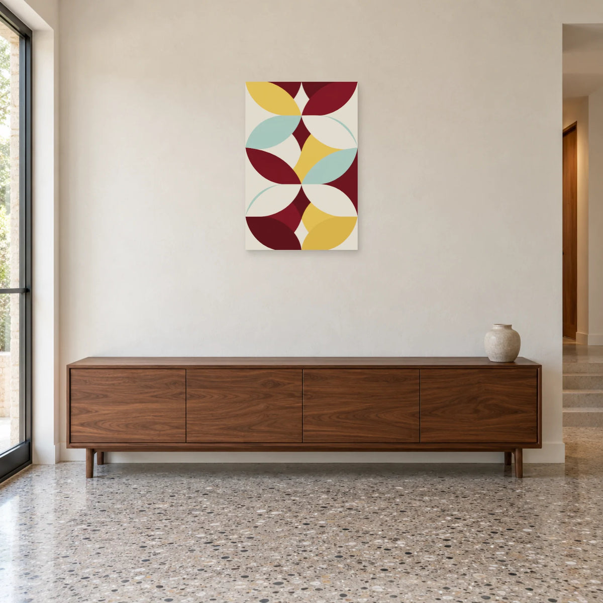 Affiche Lentilles - Entrelacs dans une entrée ou un couloir - Art Virtuoso