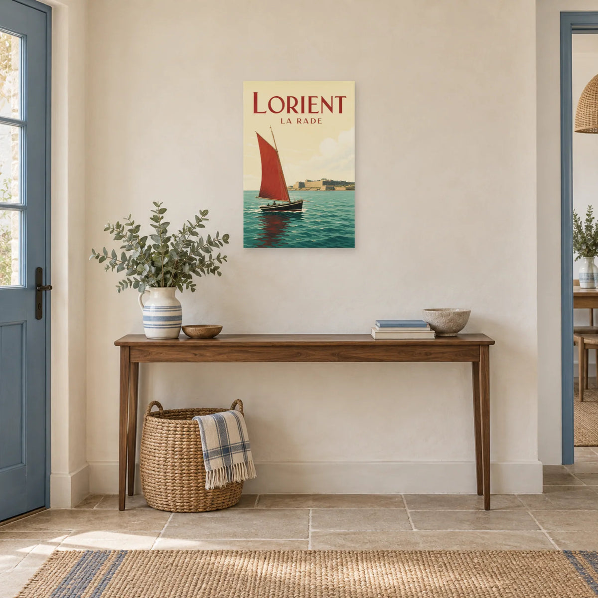 Affiche Lorient - La rade dans une entrée ou un couloir - Art Virtuoso