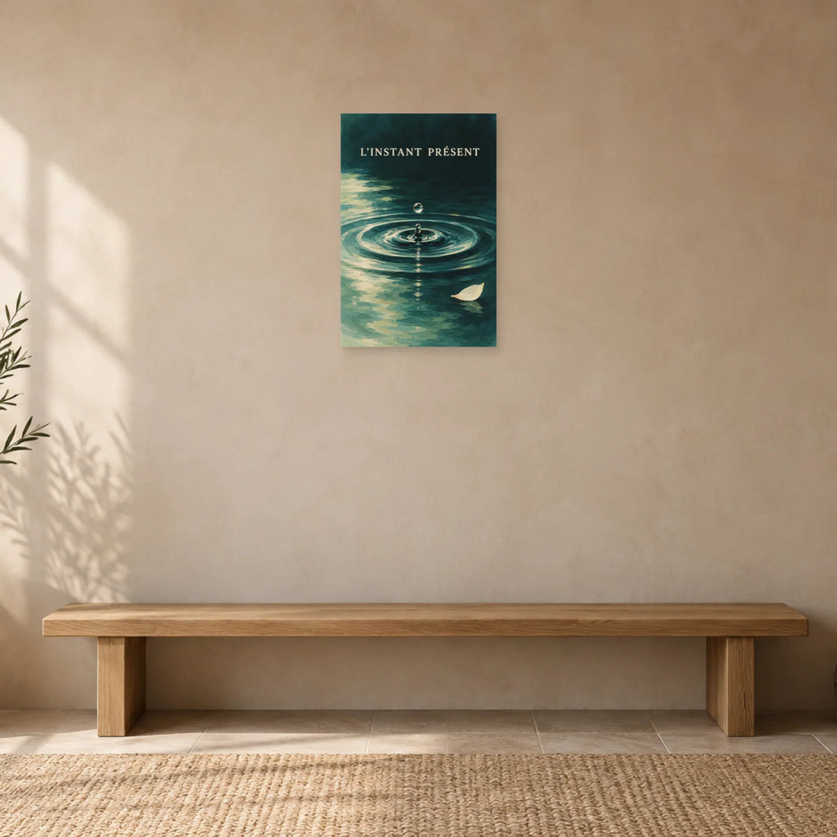 Affiche Onde - L'instant présent dans une entrée ou un couloir - Art Virtuoso