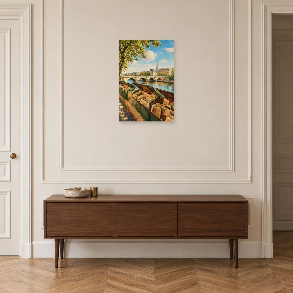 Affiche Pont Neuf - Les bouquinistes dans une entrée ou un couloir - Art Virtuoso