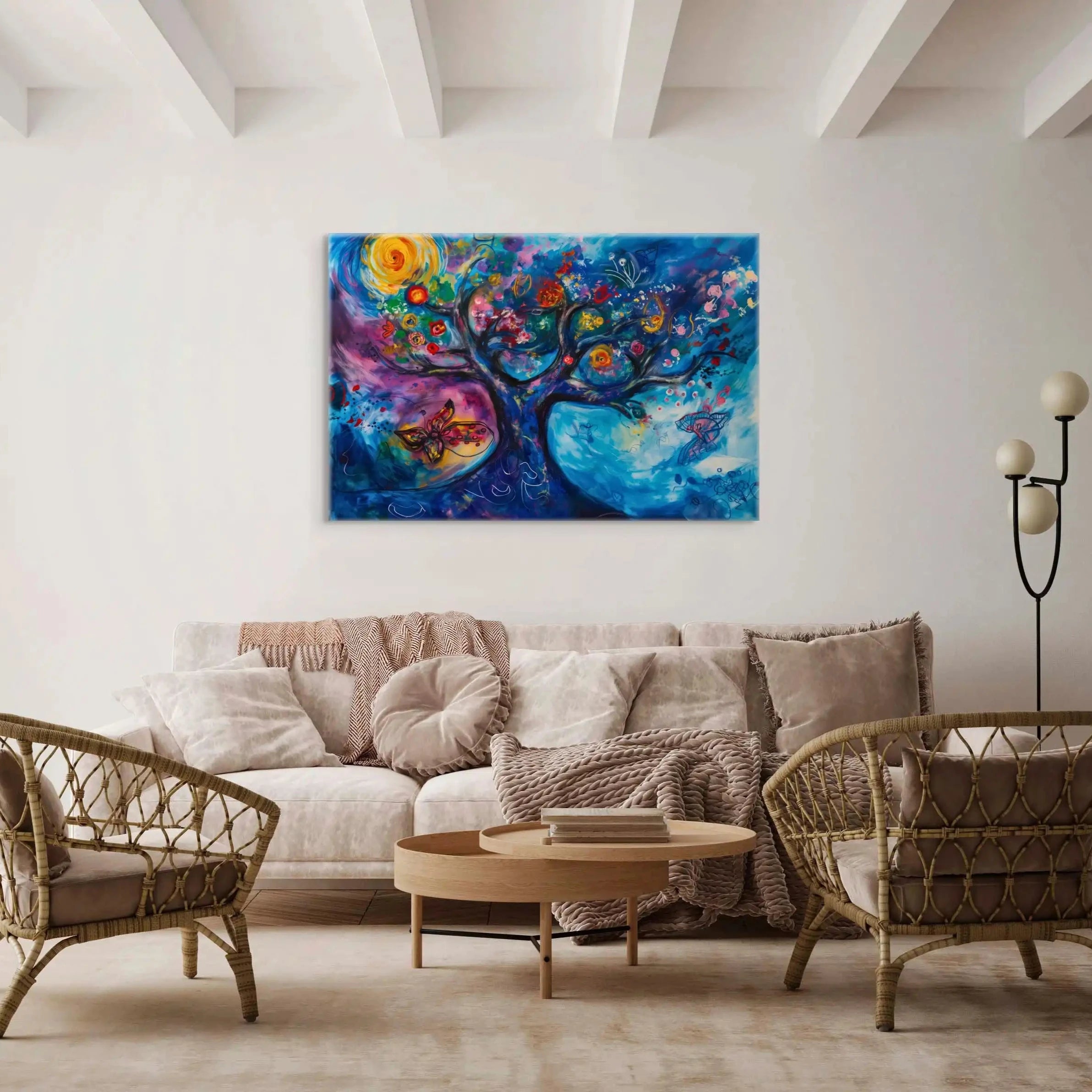 Figured'Art Peinture par Numéro Adulte avec Cadre Arbre de Vie - Activité Manuelle Kit de Loisir Créatif DIY Numéro d'Art Complet - 40x50cm toile tendue sur châssis Figured'Art Peinture par Numéro Adulte avec Cadre Arbre de Vie - Activité Manuelle Kit de Loisir Créatif DIY Numéro d'Art Complet - 40x50cm toile tendue sur châssis