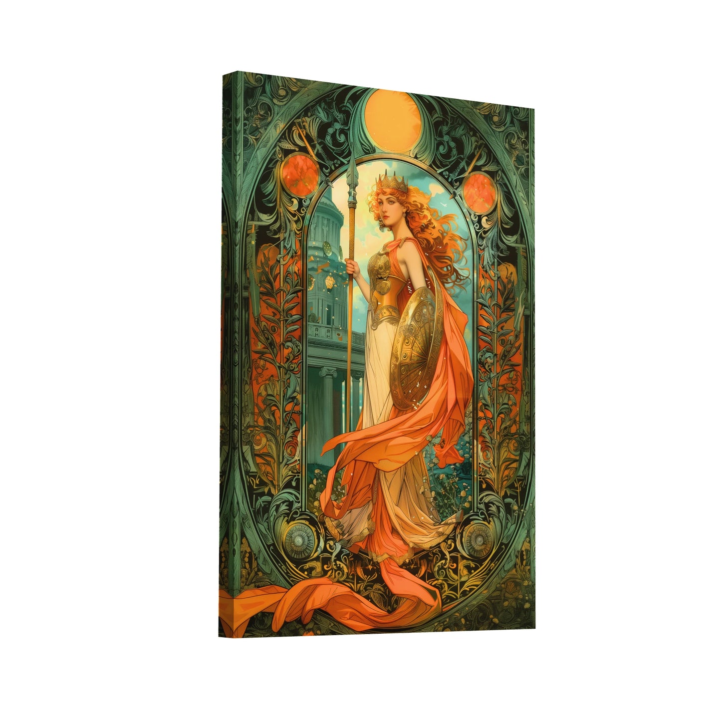 Product Hero 3D WebP Tableau Athéna - Art Virtuoso