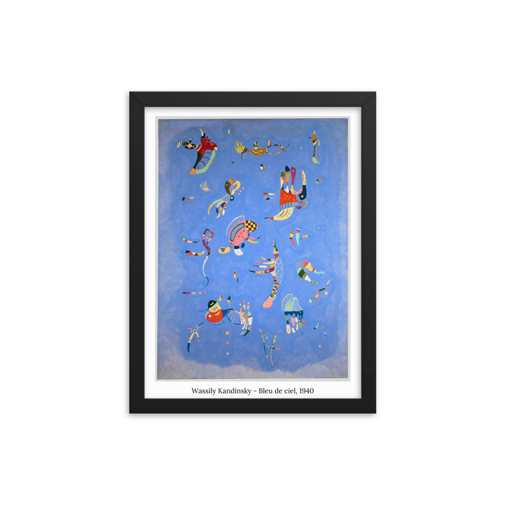 Bleu de Ciel - Kandinsky Affiches, reproductions et œuvres graphiques Art Virtuoso S