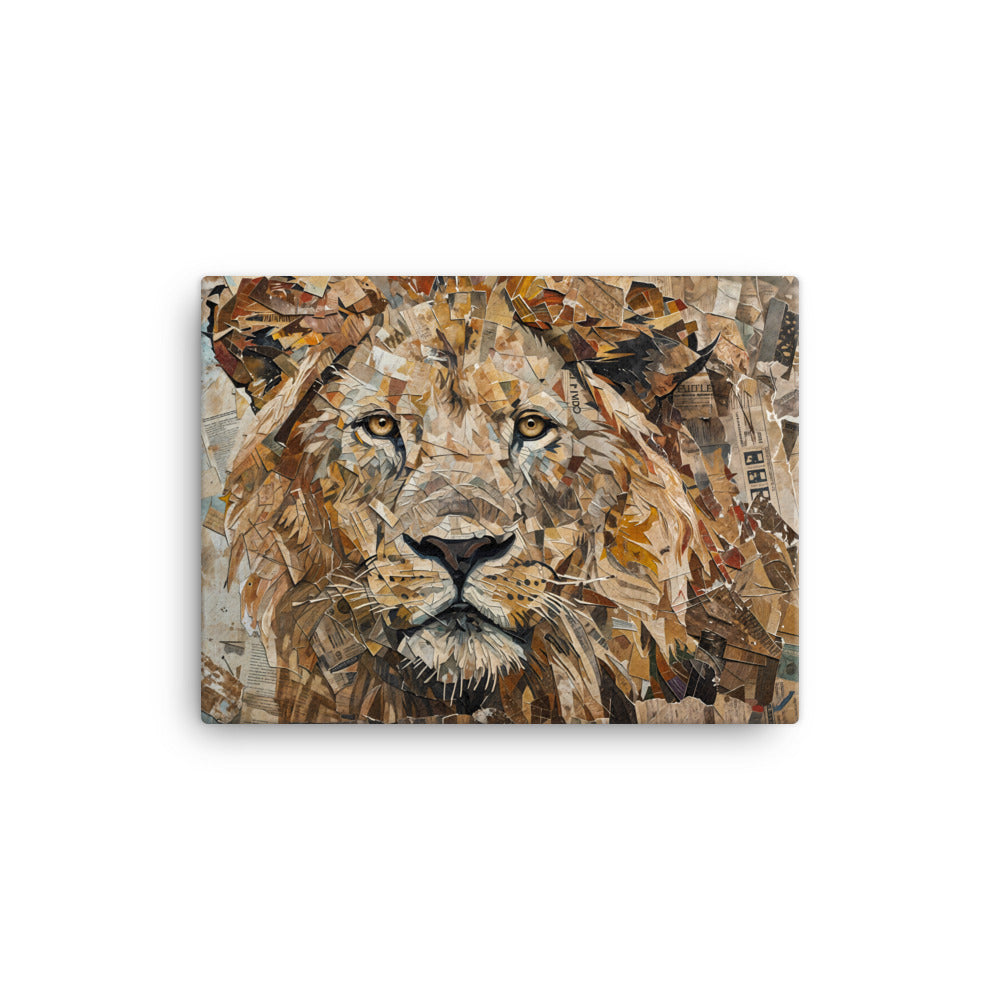 Tableau Street Art Lion - Roi de la Jungle Urbaine Art Virtuoso S