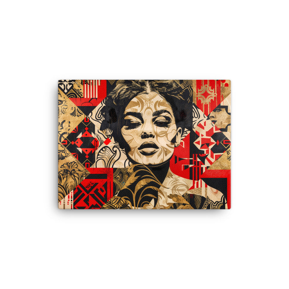 Tableau Street Art Rouge Art Virtuoso S