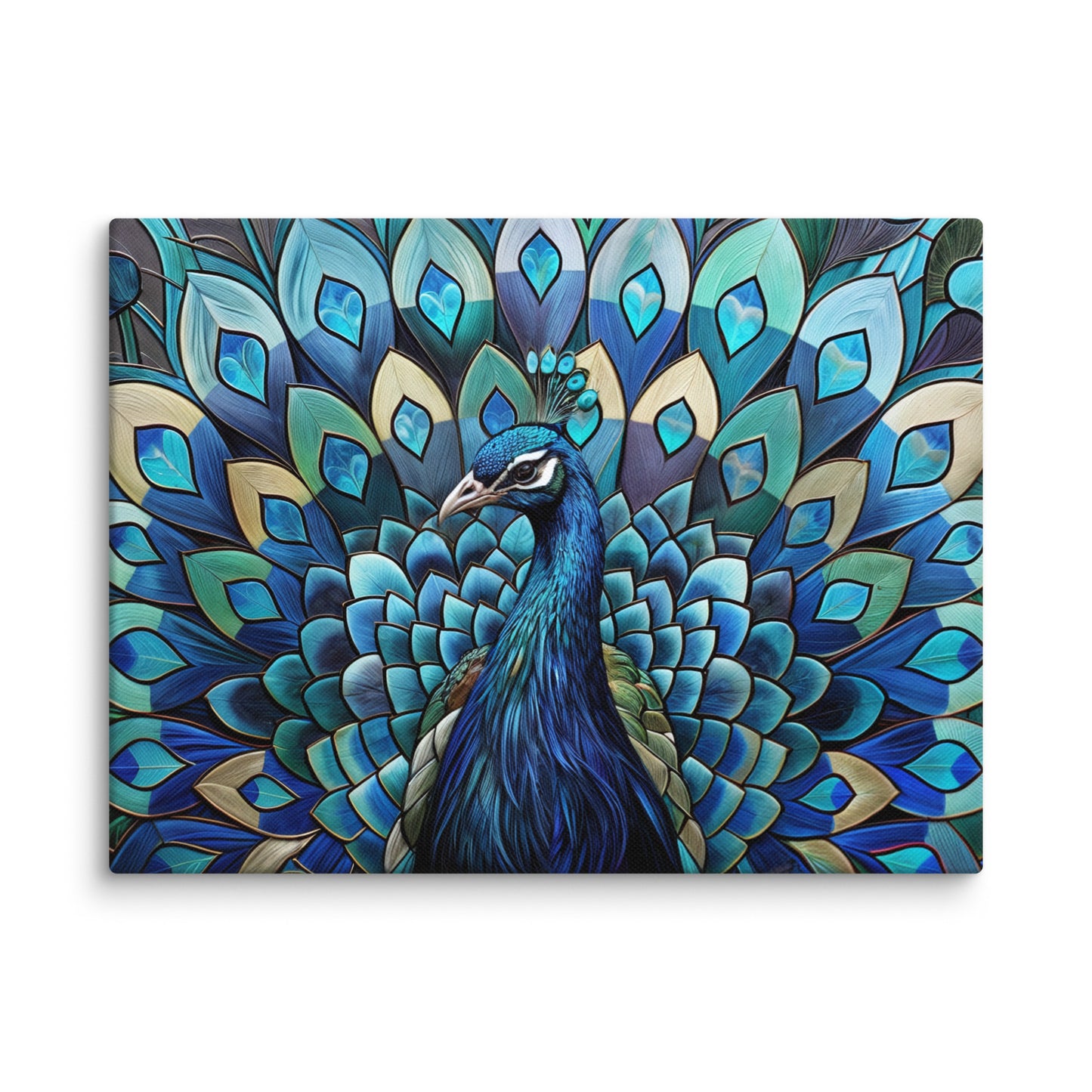 Tableau Paon - Art Deco Art Virtuoso S