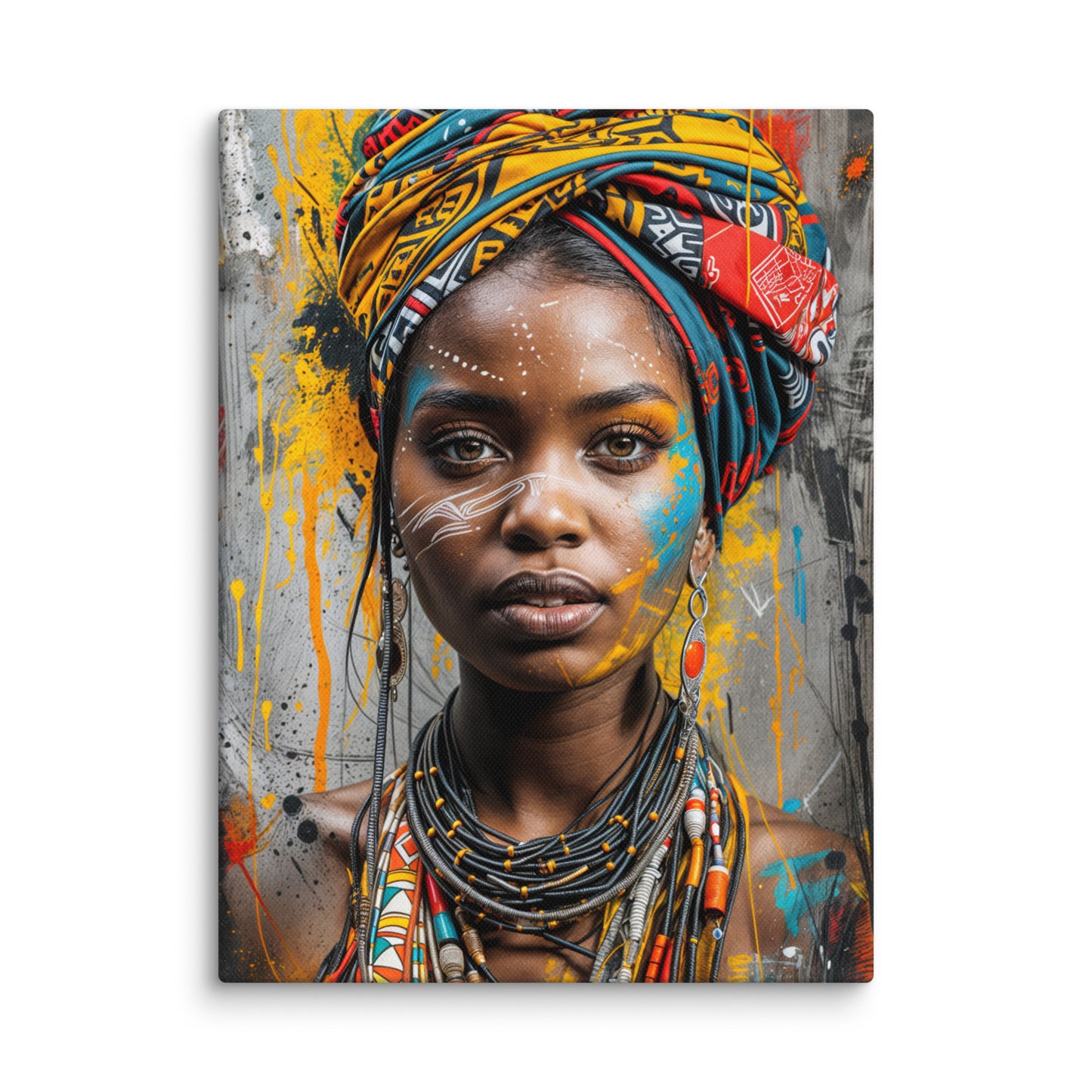 Tableau Femme - Africaine Moderne Art Virtuoso S