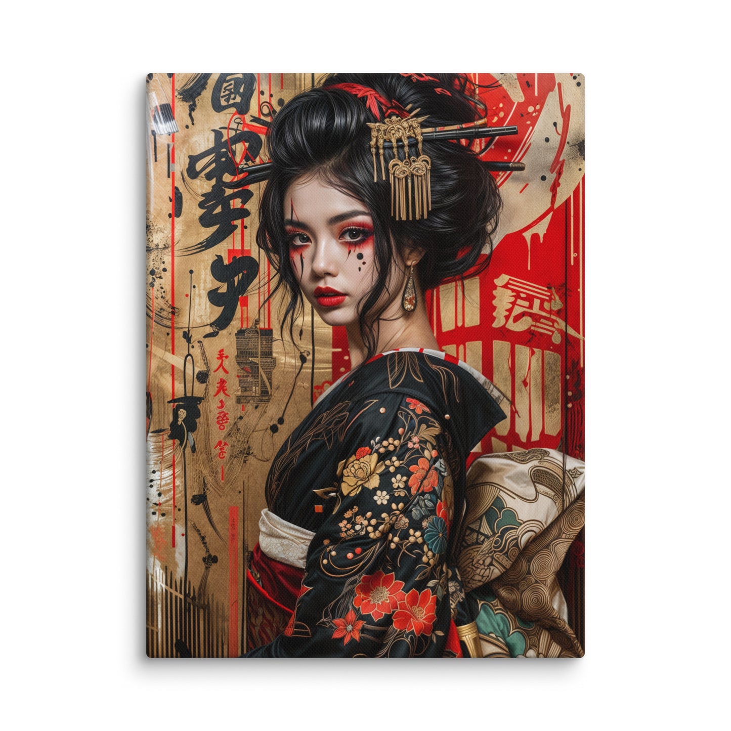 Tableau Japonais Geisha - Mariko Art Virtuoso S