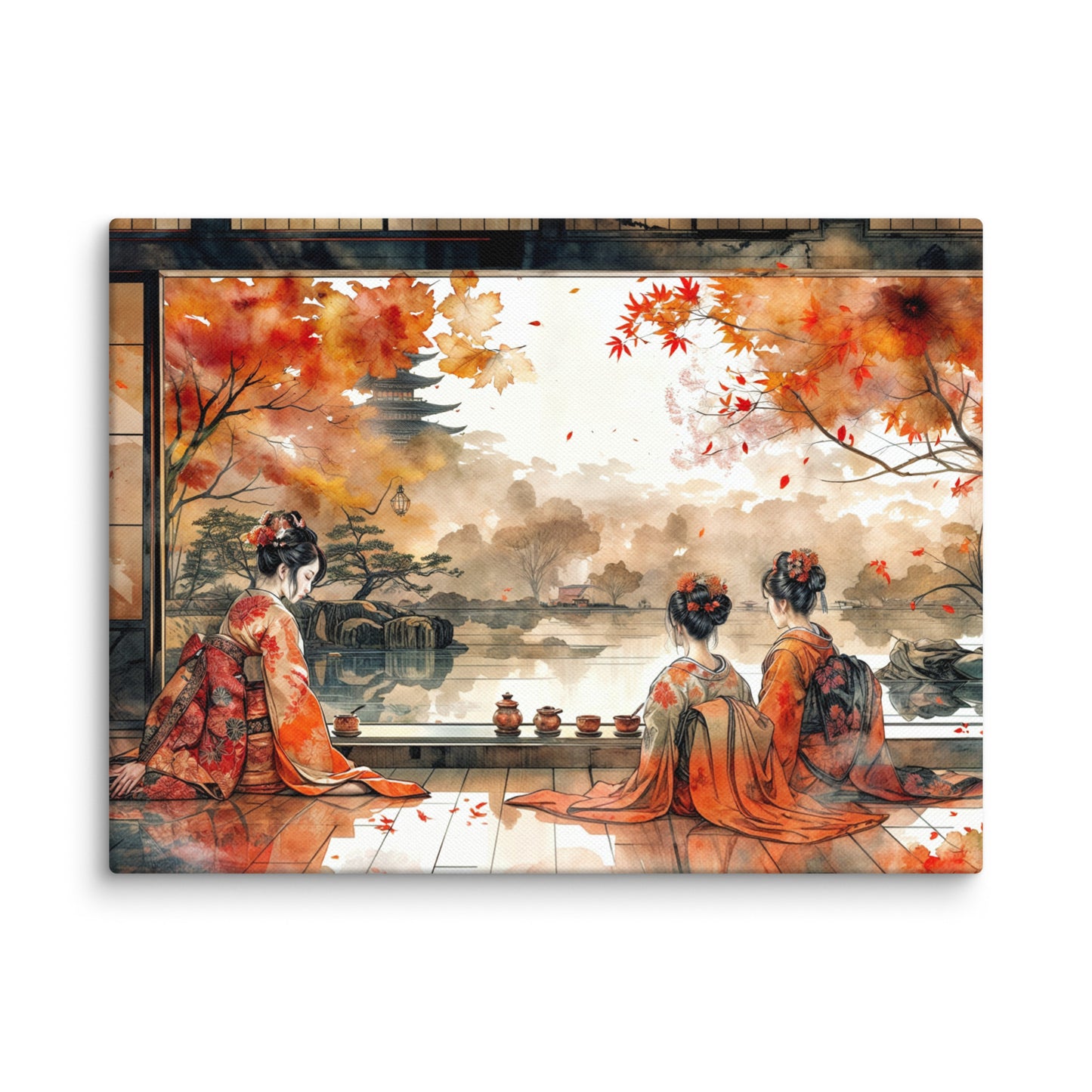 Tableau Style Japonais - Harmonie Automnale Art Virtuoso S