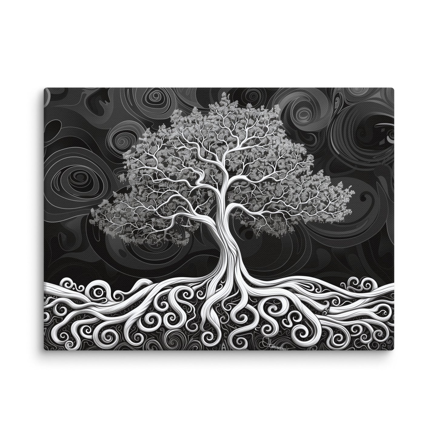 Tableau Arbre de Vie Noir et Blanc Art Virtuoso S