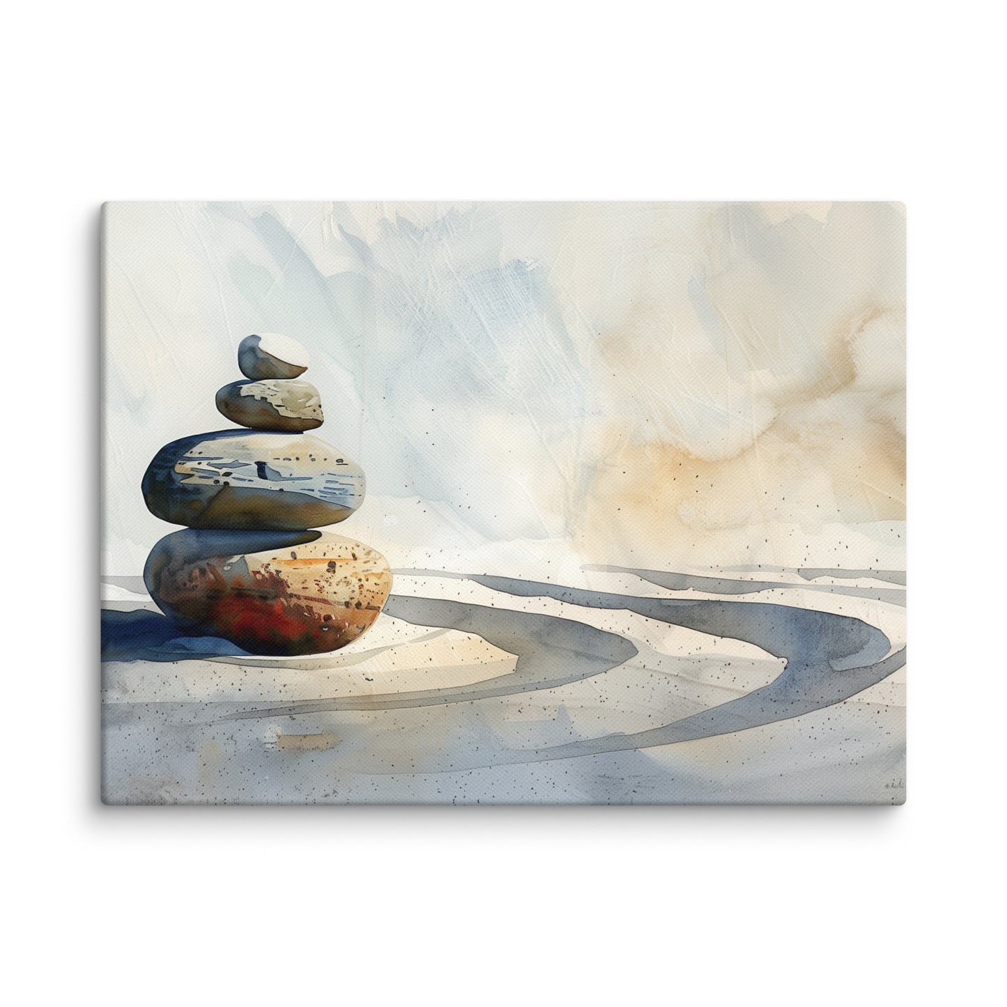 Tableau Zen - Galets Empilés Affiches, reproductions et œuvres graphiques Art Virtuoso S