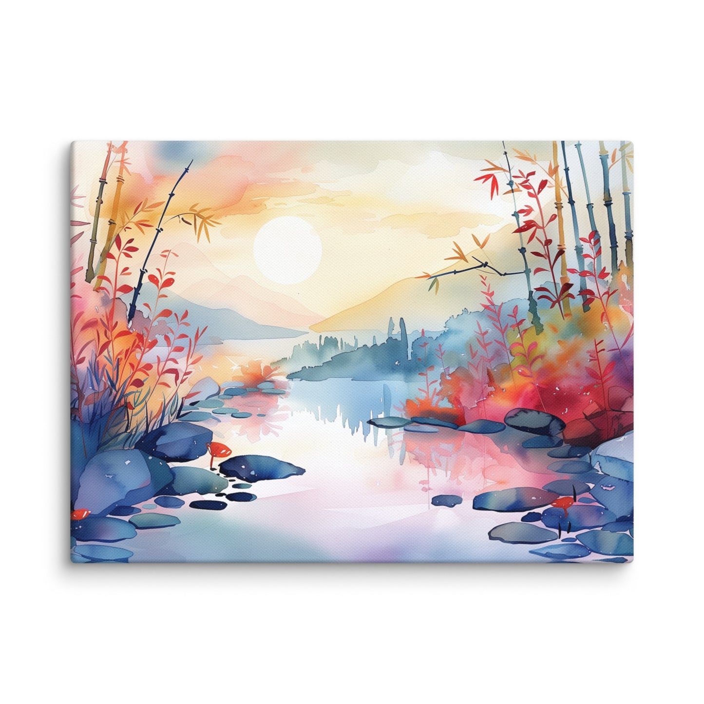 Tableau Zen Aquarelle Affiches, reproductions et œuvres graphiques Art Virtuoso S