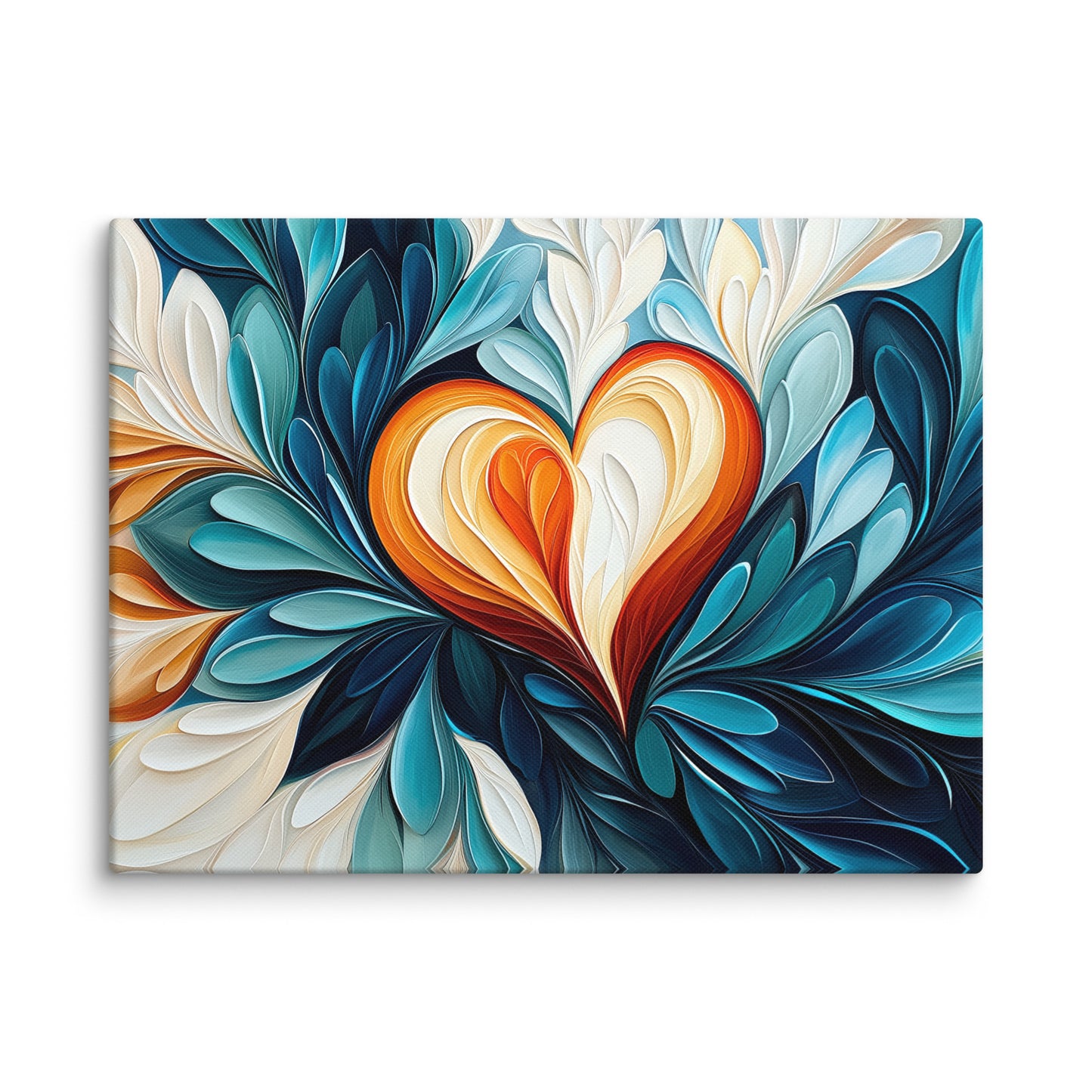 Tableau Art Deco - Coeur Coloré Affiches, reproductions et œuvres graphiques Art Virtuoso S