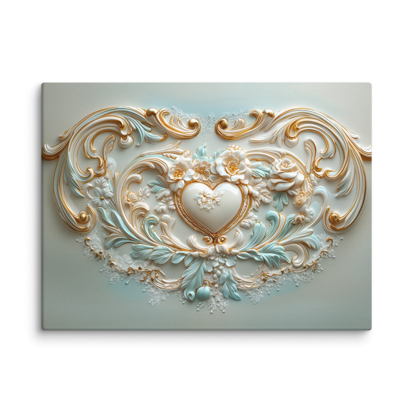 Toile Coeur Art Nouveau Affiches, reproductions et œuvres graphiques Art Virtuoso S