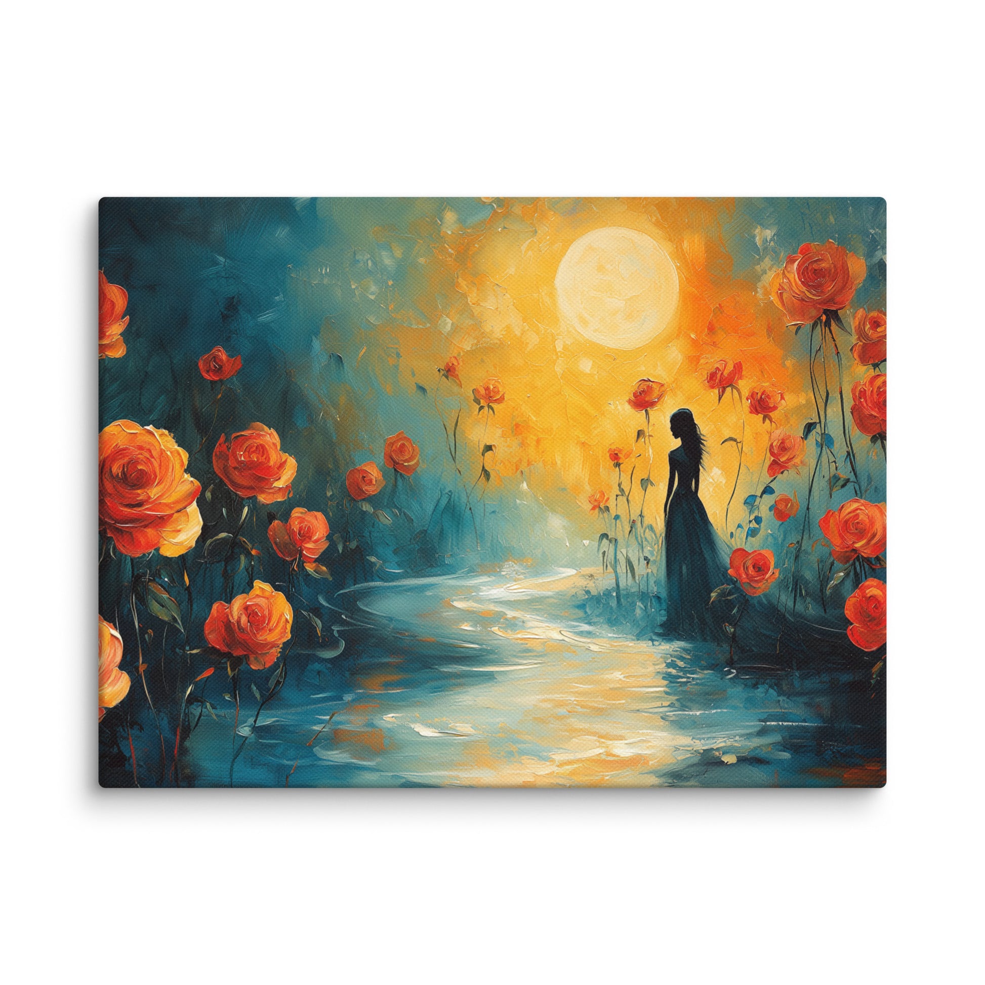 Peinture Lyrique Romantique - Jardin Secret Affiches, reproductions et œuvres graphiques Art Virtuoso S