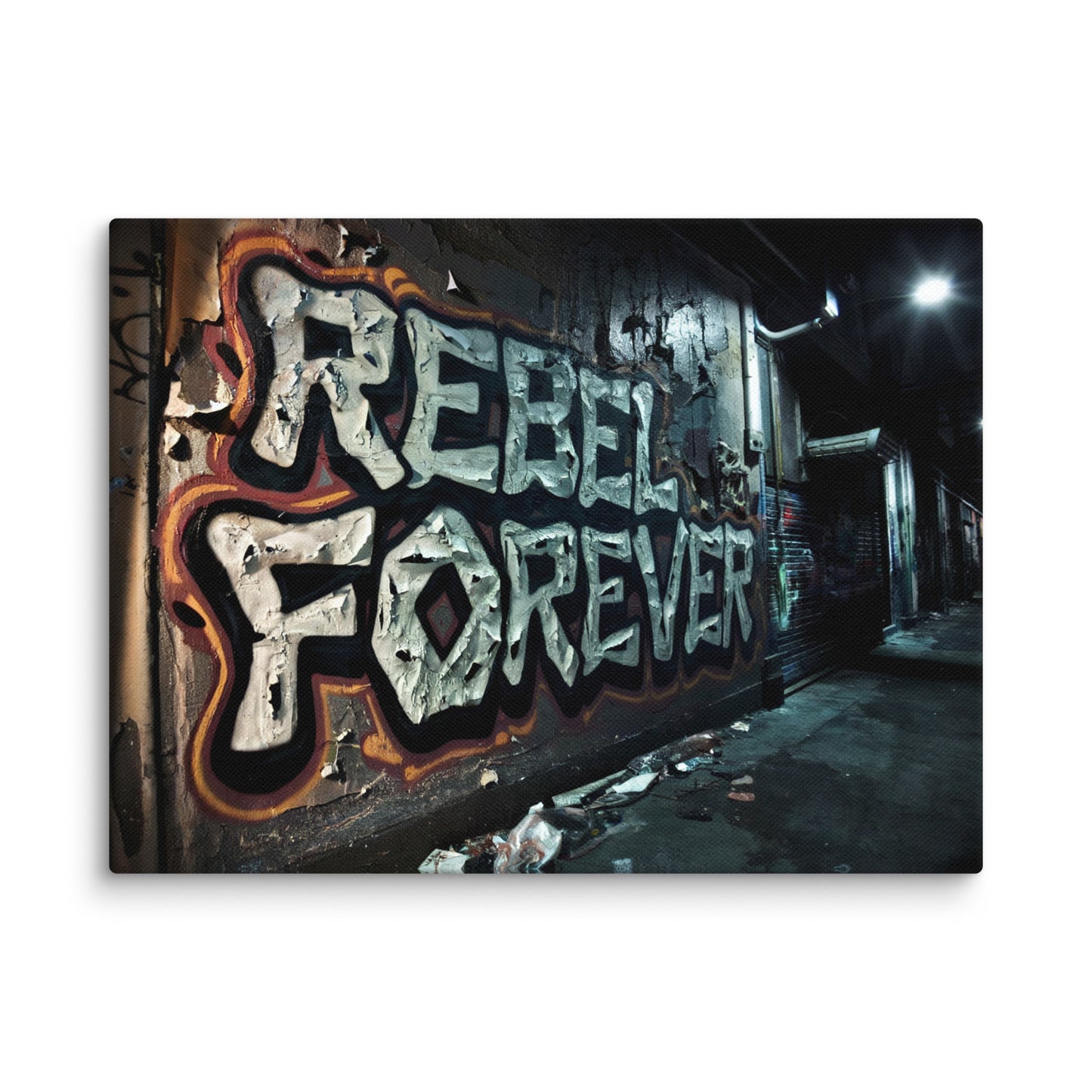 Toile Urban Art - Rebel Forever Affiches, reproductions et œuvres graphiques Art Virtuoso S