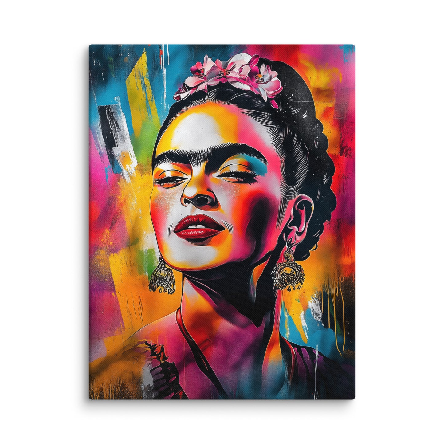 Tableau Peinture Frida Kahlo Pop Art Affiches, reproductions et œuvres graphiques Art Virtuoso S
