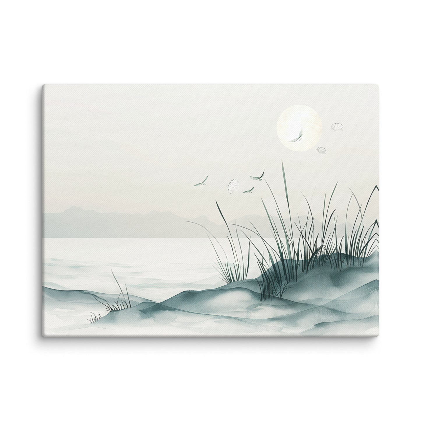 Toile Plage - Peinture Simple Affiches, reproductions et œuvres graphiques Art Virtuoso S