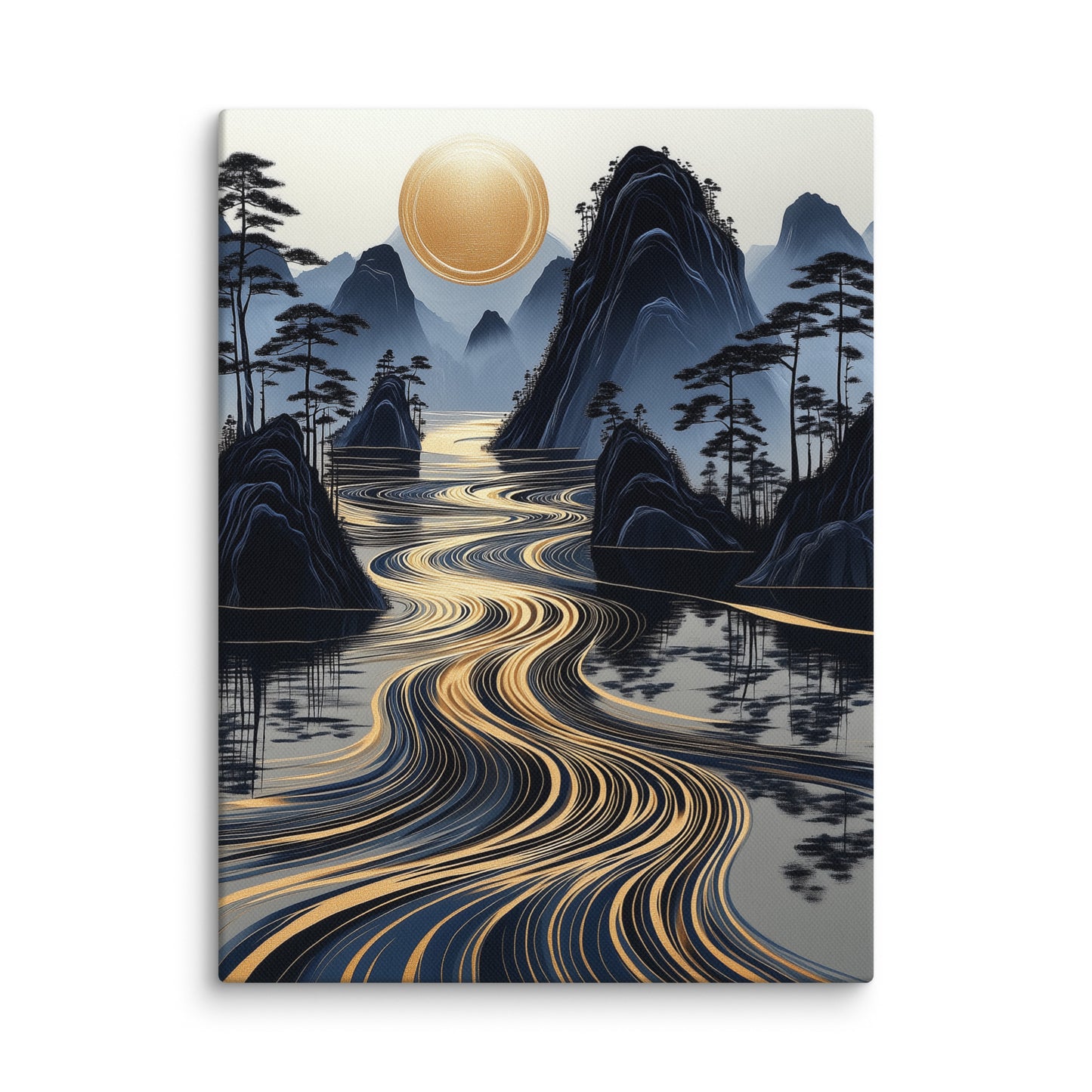 Tableau Nature Design - Rivière d'Or Affiches, reproductions et œuvres graphiques Art Virtuoso S