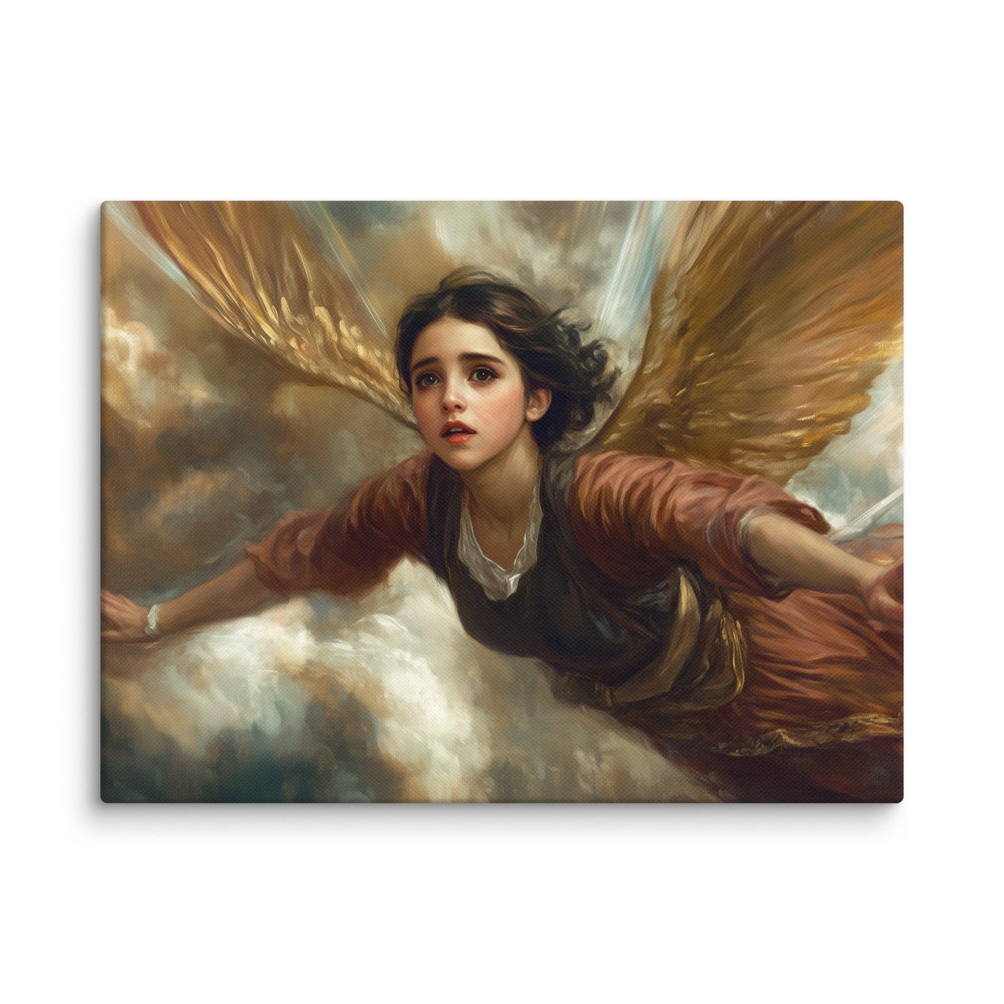 Tableau Baroque - Envol Angélique Affiches, reproductions et œuvres graphiques Art Virtuoso S
