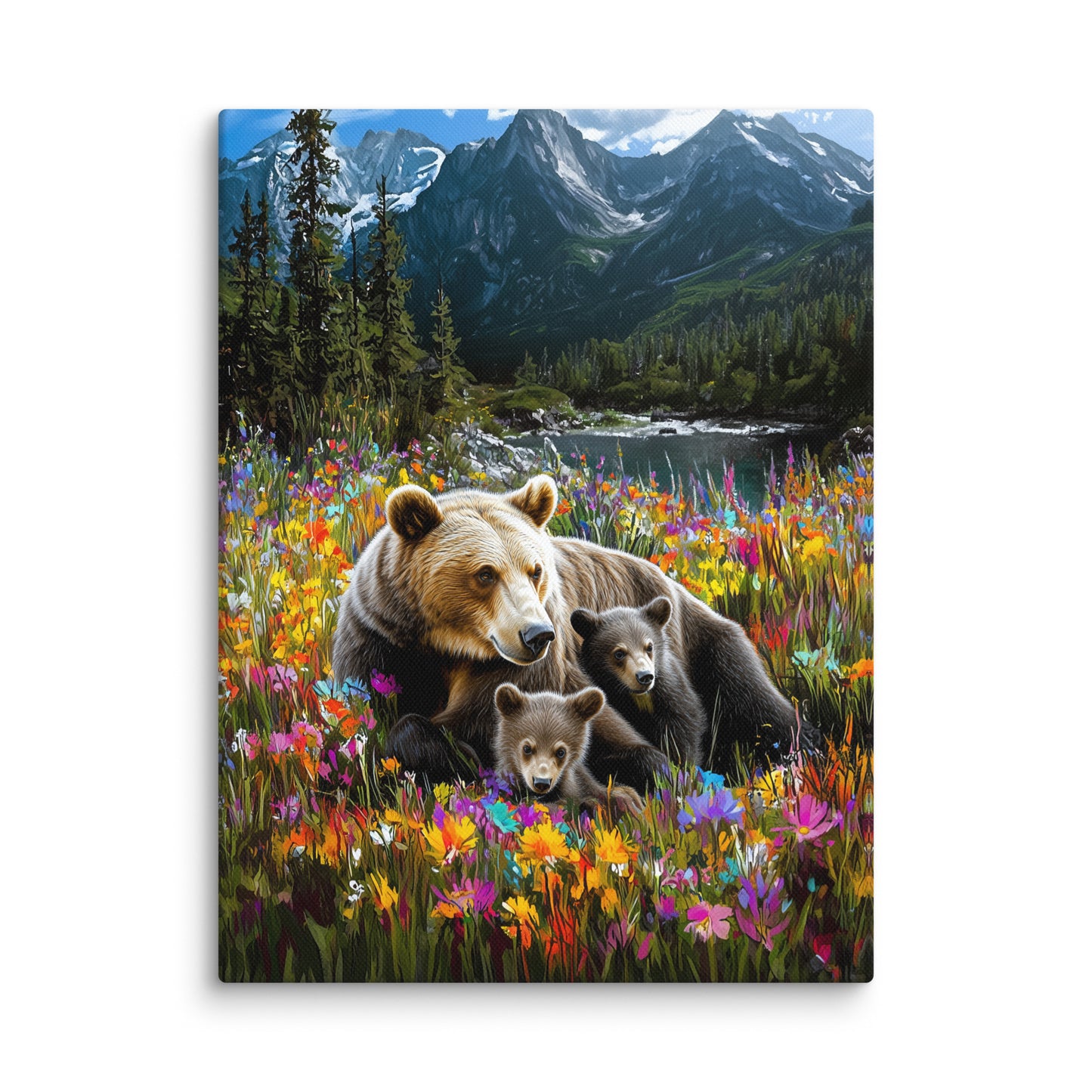 Tableau Oursons en Montagne Affiches, reproductions et œuvres graphiques Art Virtuoso S