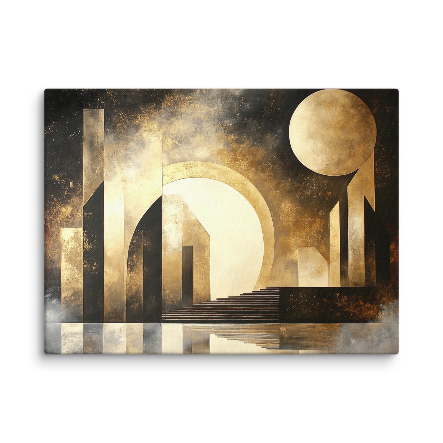 Peinture Art Deco - Toile Métropolis Affiches, reproductions et œuvres graphiques Art Virtuoso S