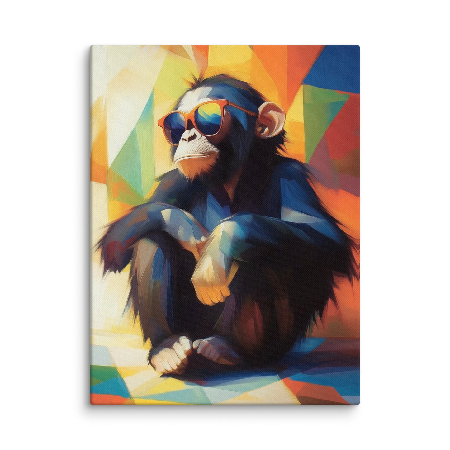 Tableau Singe Moderne - Cool Attitude Affiches, reproductions et œuvres graphiques Art Virtuoso S