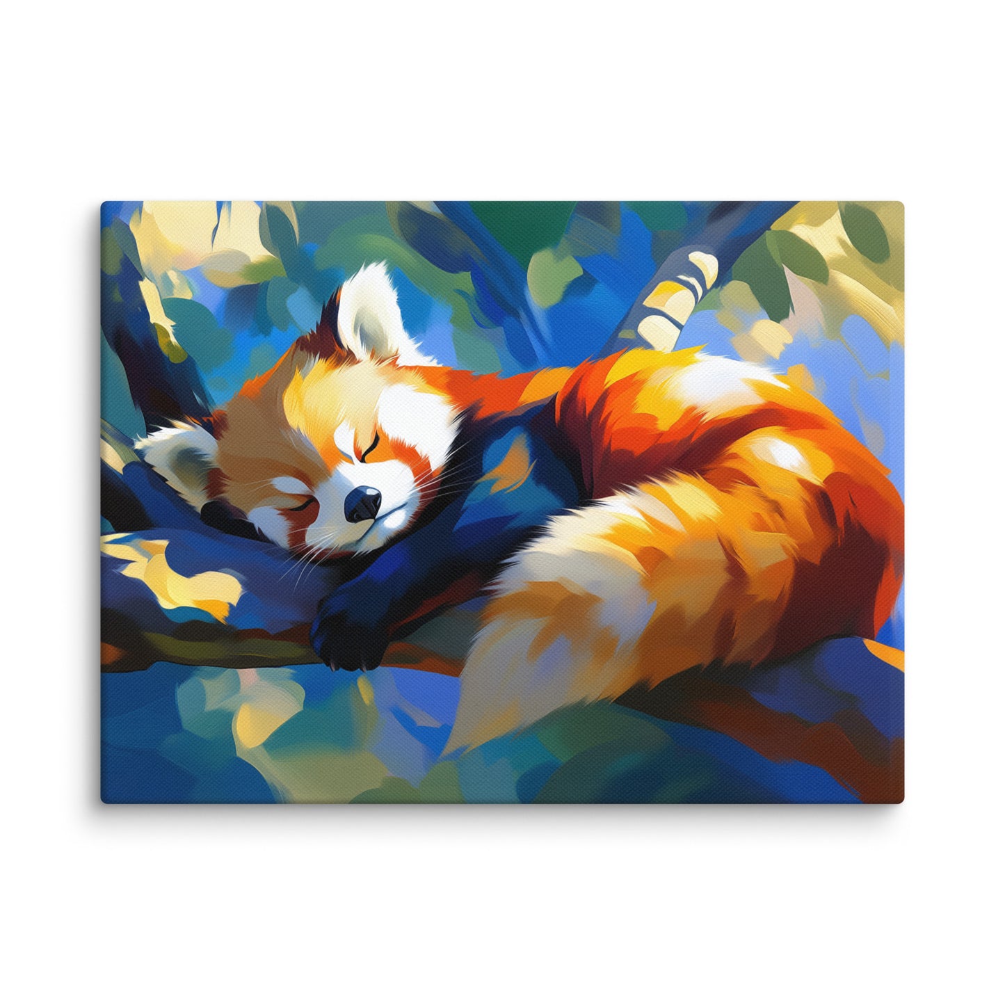 Tableau Panda Roux - Rêverie Colorée Affiches, reproductions et œuvres graphiques Art Virtuoso S