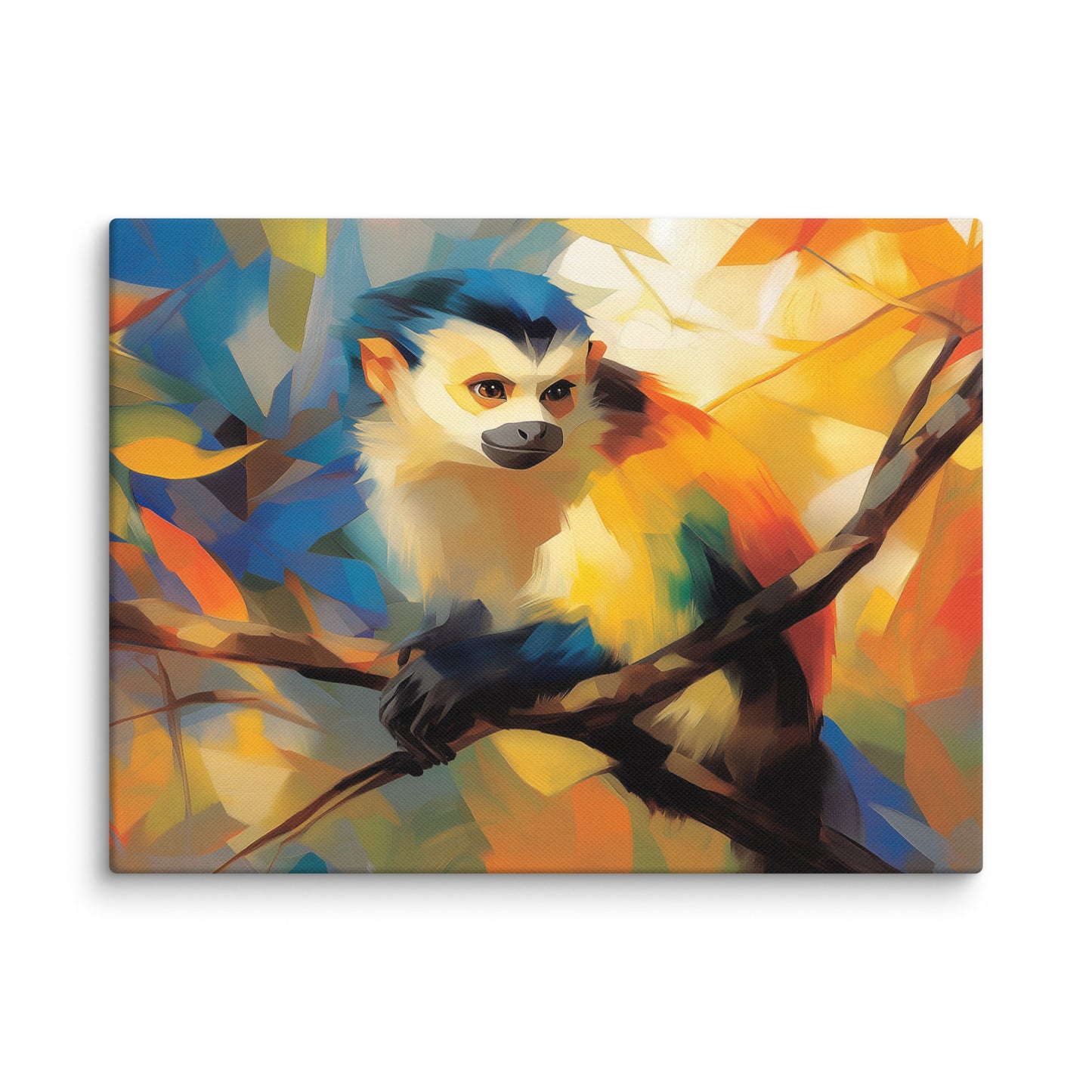 Tableau Singe Couleur - Esprit de la Jungle Affiches, reproductions et œuvres graphiques Art Virtuoso S