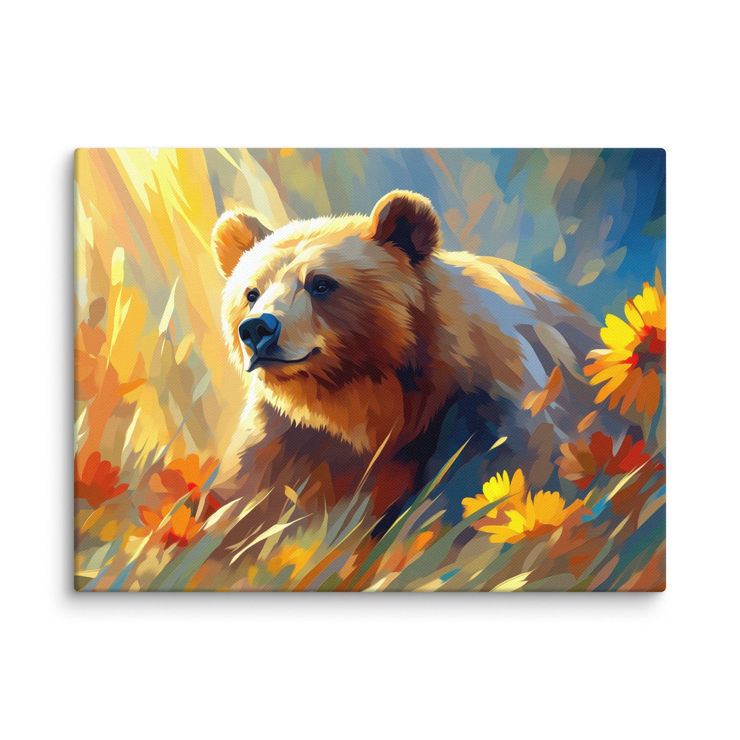 Tableau Ours Brun - Douceur Sauvage Affiches, reproductions et œuvres graphiques Art Virtuoso S